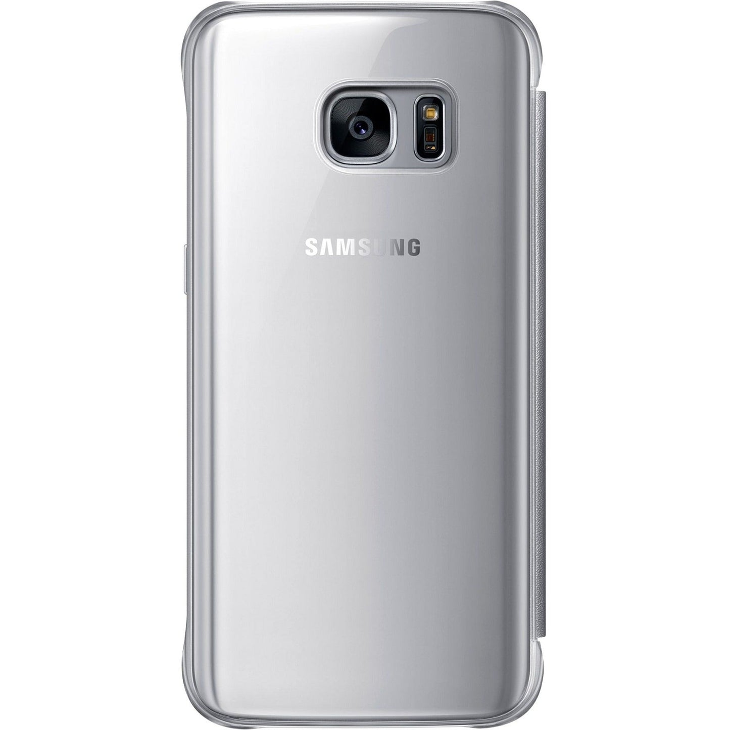 Samsung S-View Carrying Case (Flip) Smartphone - Clear Silver