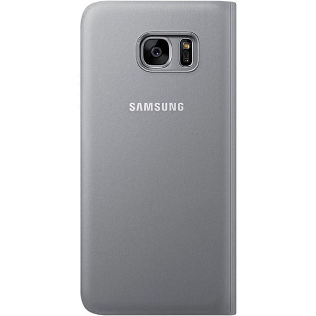 Samsung S-View Carrying Case (Flip) Smartphone - Silver