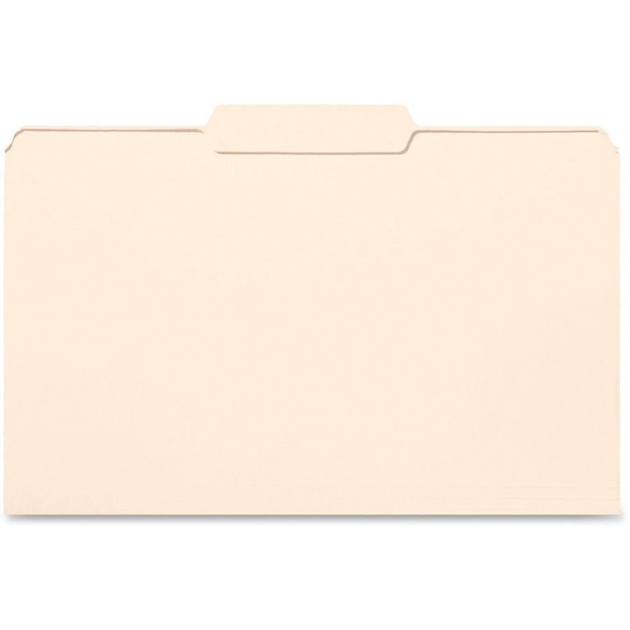 Business Source 1/3 Tab Cut Legal Recycled Top Tab File Folder