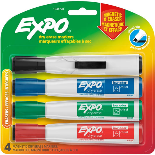 Expo Eraser Cap Magnetic Dry Erase Marker Set