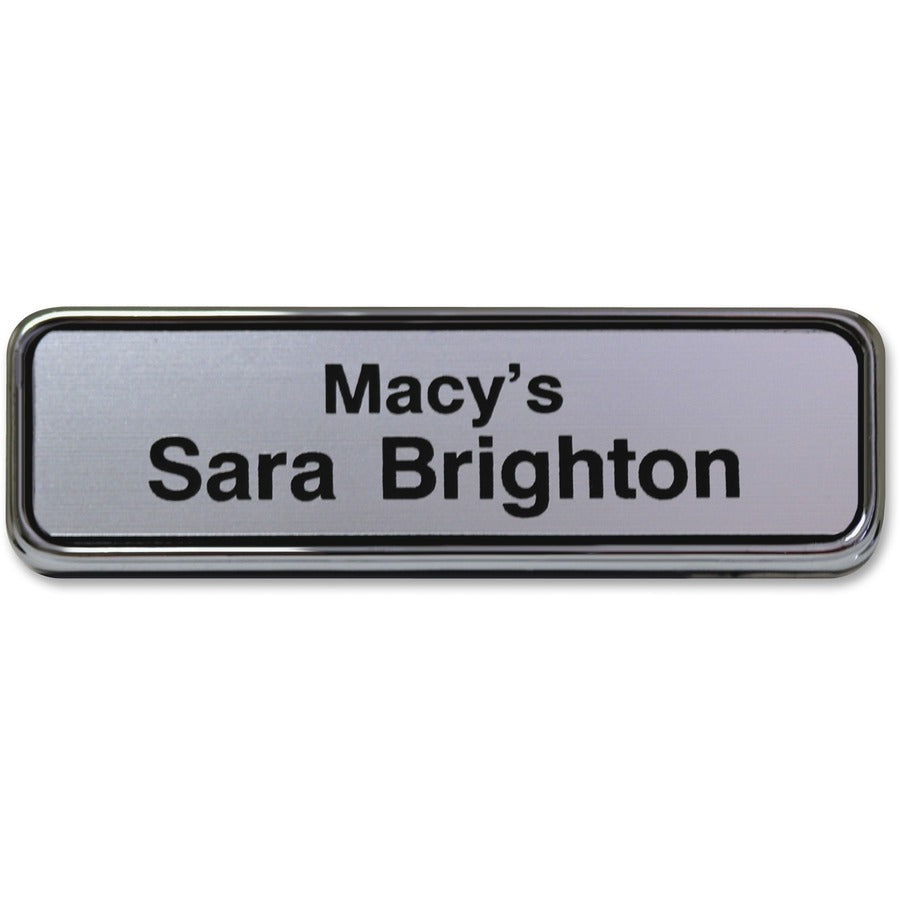 Xstamper Gold Frame Name Badge