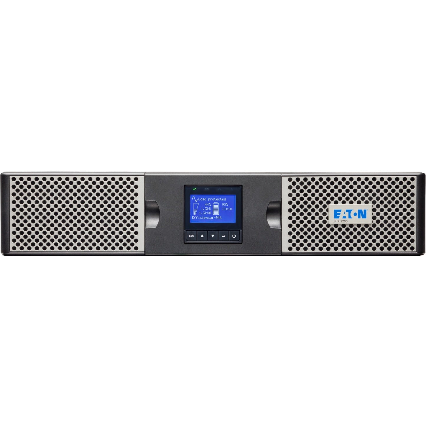 Eaton 9PX 2000VA 1800W 120V Online Double-Conversion UPS - 5-20P 6x 5-20R 1 L5-20R Outlets Cybersecure Network Card Extended Run 2U Rack/Tower