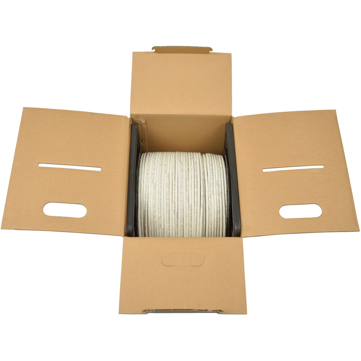 Tripp Lite Cat6 Gigabit Solid Core Plenum-Rated UTP CMP PVC Bulk Ethernet Cable White 1000 ft. (304.8 m)