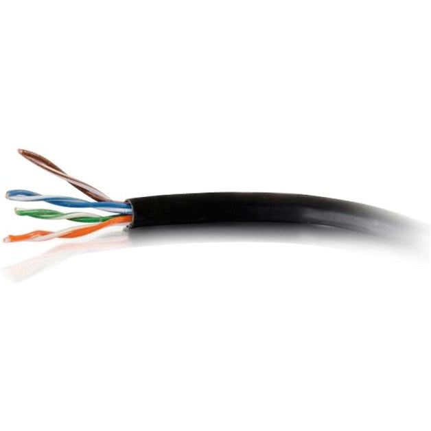 1000FT CAT6 BLACK SOLID PVC CMR