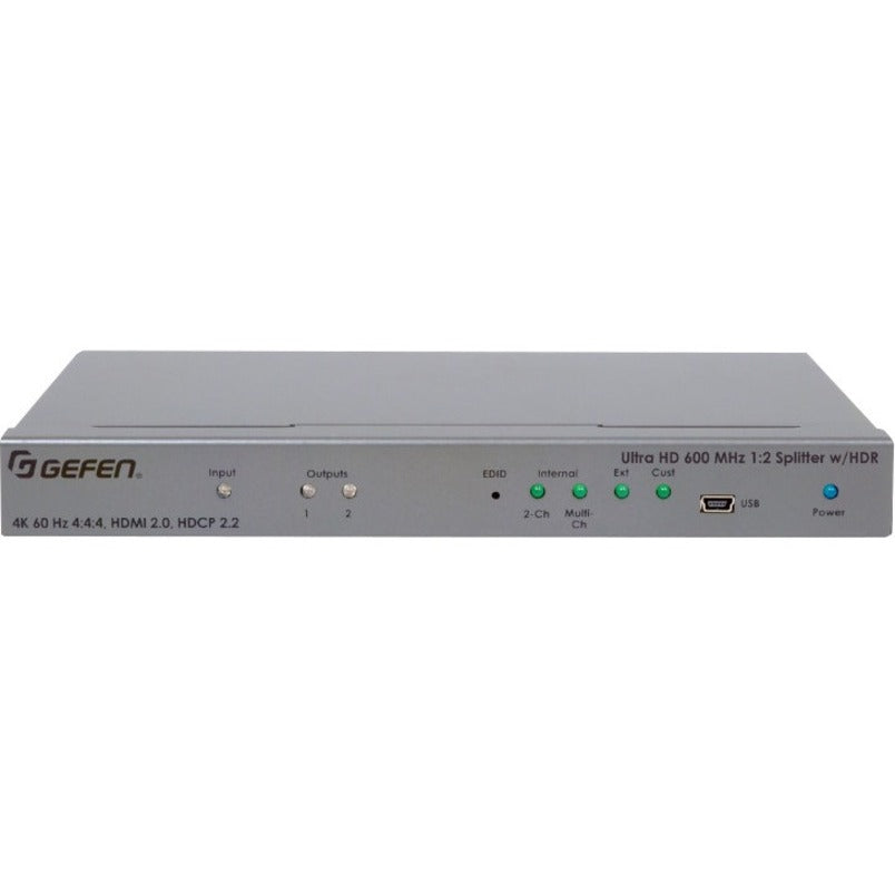 Gefen Ultra HD 600 MHz 1:2 Splitter for HDMI w/ HDR