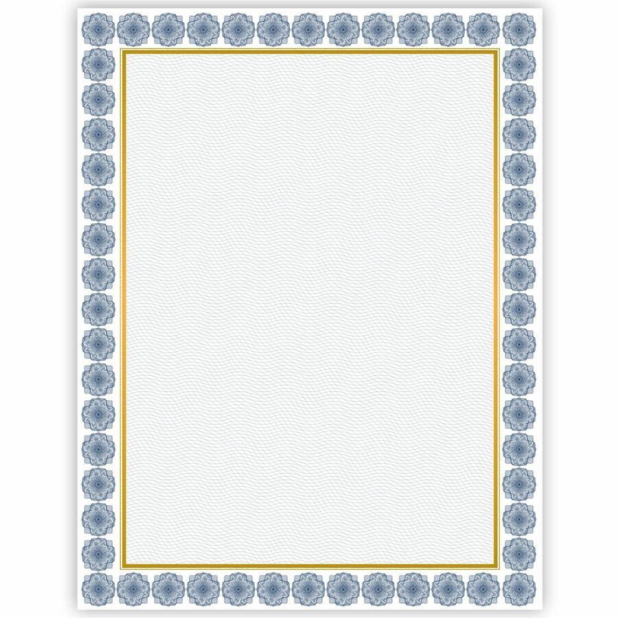 Geographics Award Certificates Burgundy Gold Foil