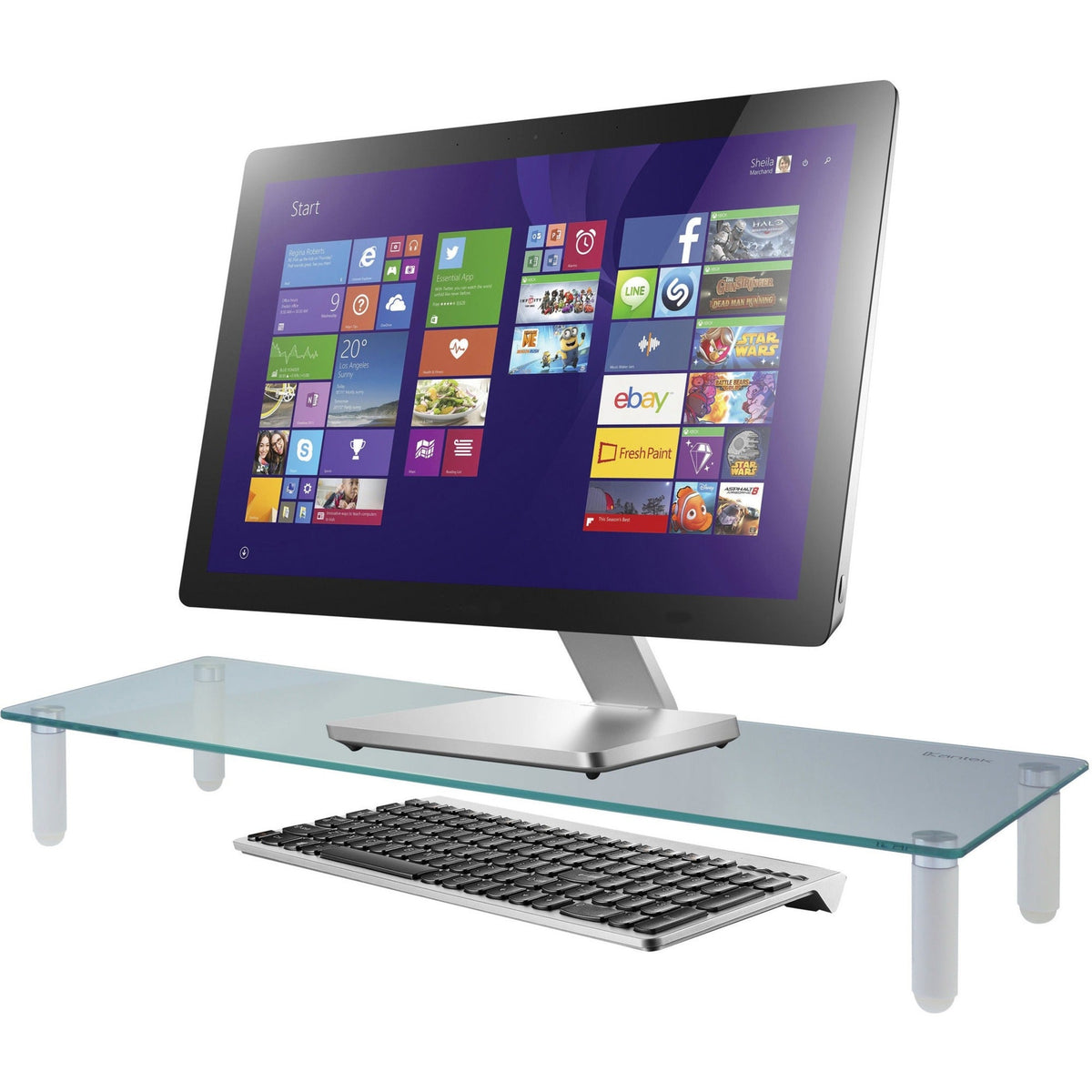 Kantek Glass Monitor Riser