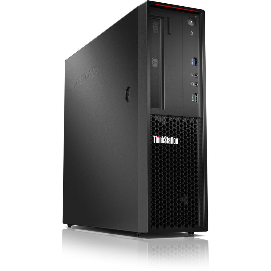 Lenovo ThinkStation P310 30ASS10600 Workstation - 1 x Intel Xeon Quad-core (4 Core) E3-1245 v5 3.50 GHz - 32 GB DDR4 SDRAM RAM - 1 TB HDD - 256 GB SSD - Raven Black