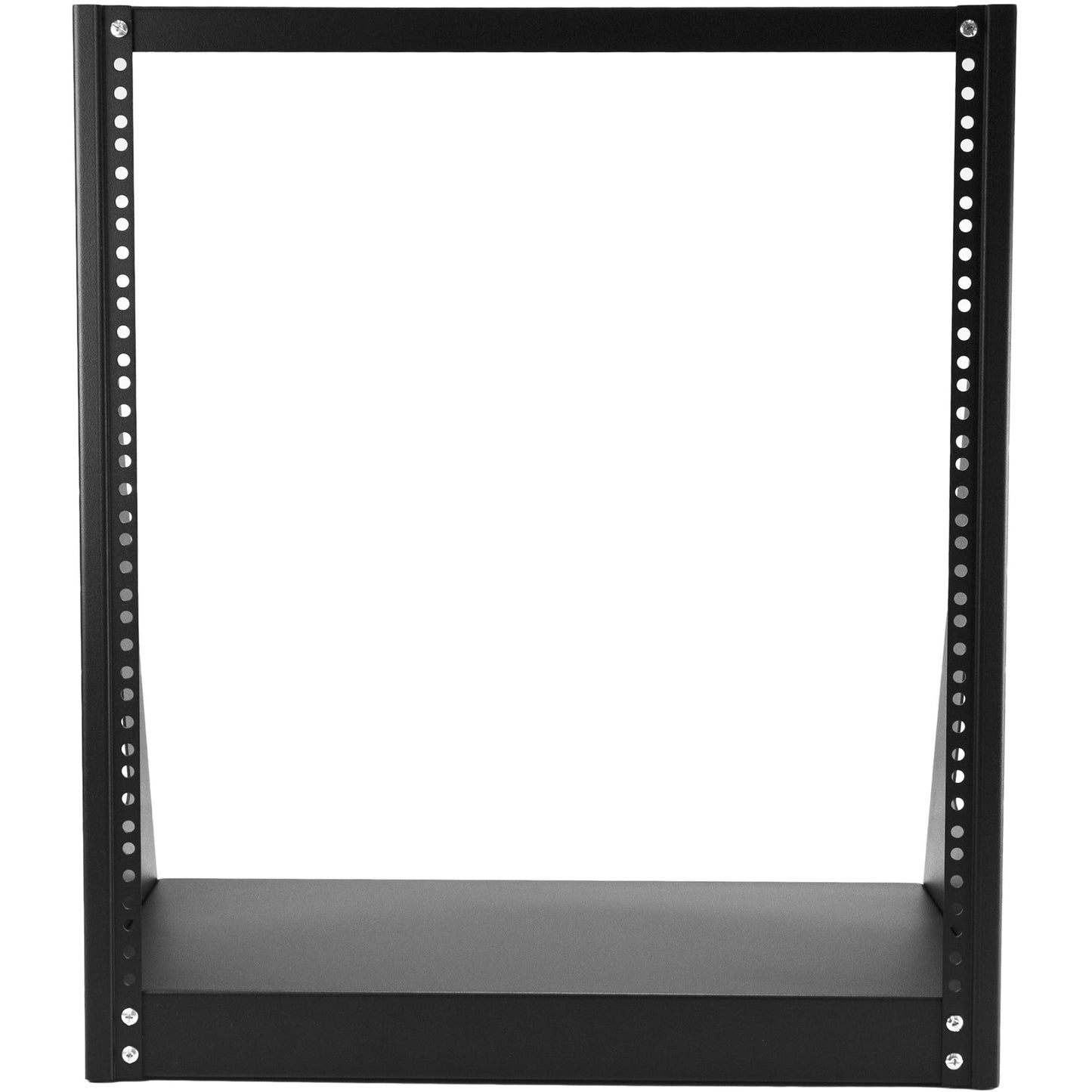 StarTech.com 2-Post 12U Heavy-Duty Desktop Server Rack Small Open Frame 19in Network Rack for Home/Office IT Equipment TAA Compliant