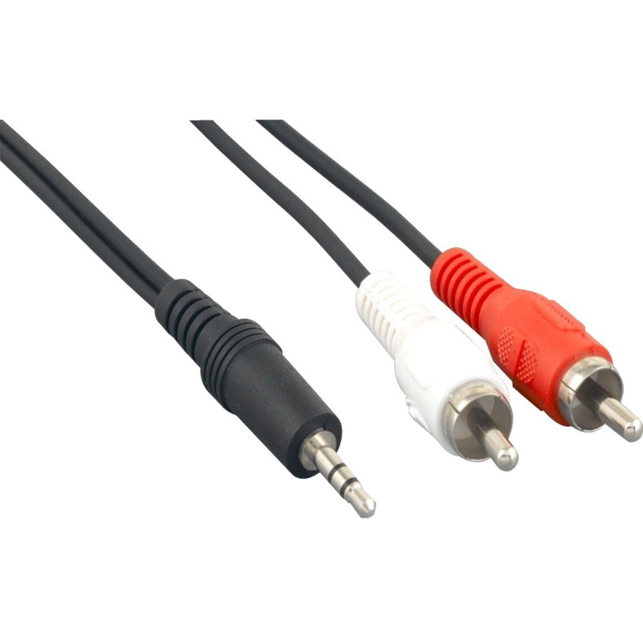6IN 3.5MM STEREO TO 2 X RCA