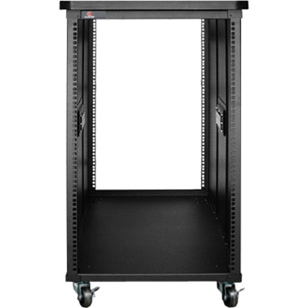 Claytek 18U 800mm Depth Simple Server Rack with Wood Top