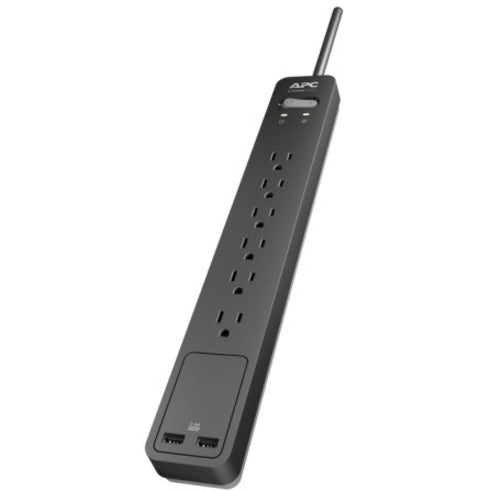 APC by Schneider Electric Essential SurgeArrest PE6U2 6 Outlets 2 USB charging ports120V