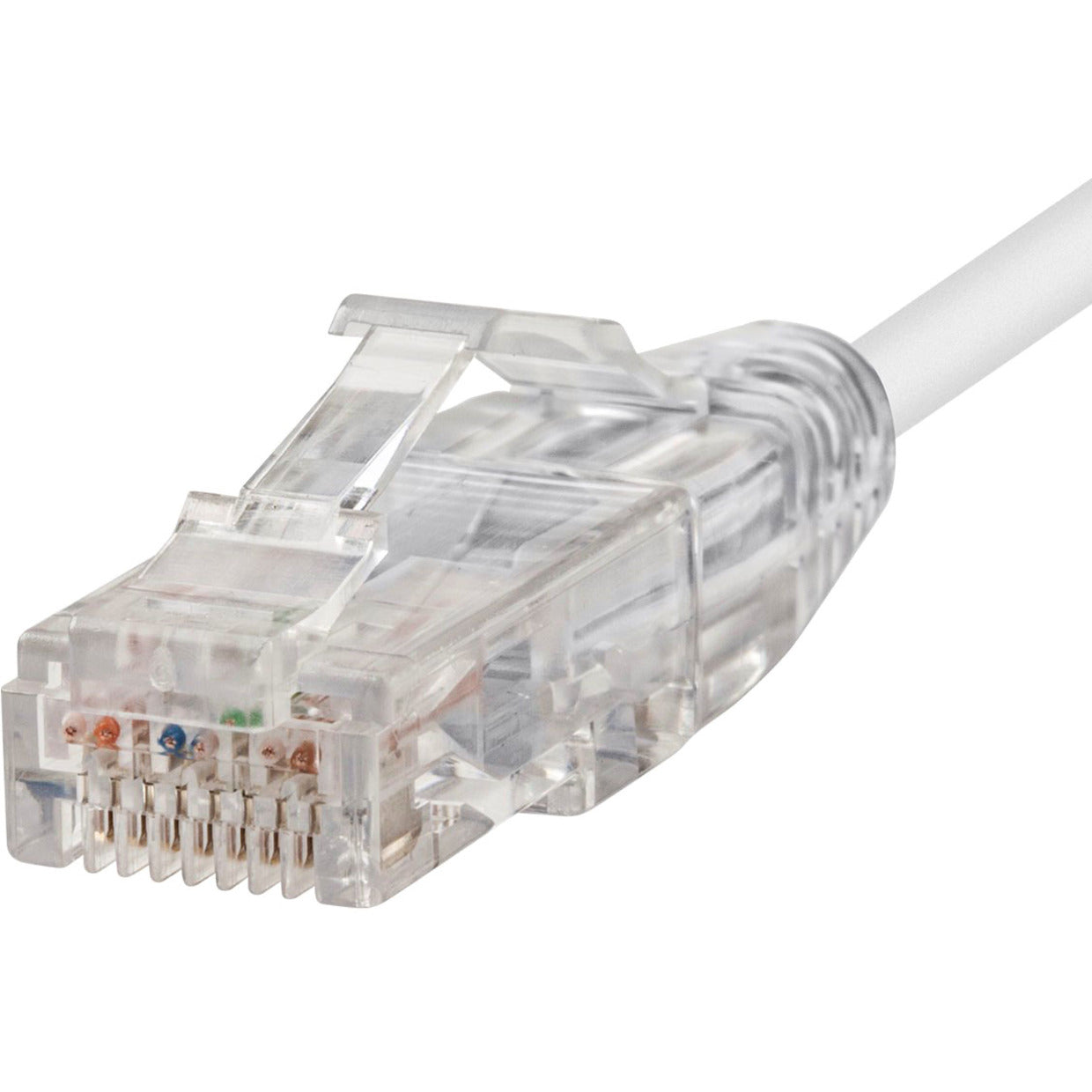 Monoprice SlimRun Cat6 28AWG UTP Ethernet Network Cable 6-inch White