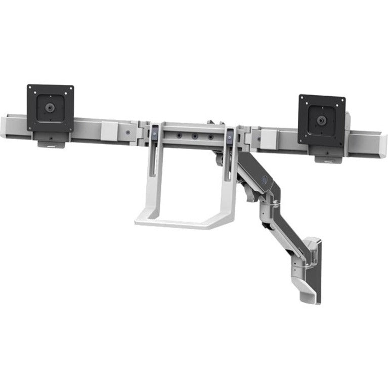 HX WALL DUAL MONITOR ARM POLISH