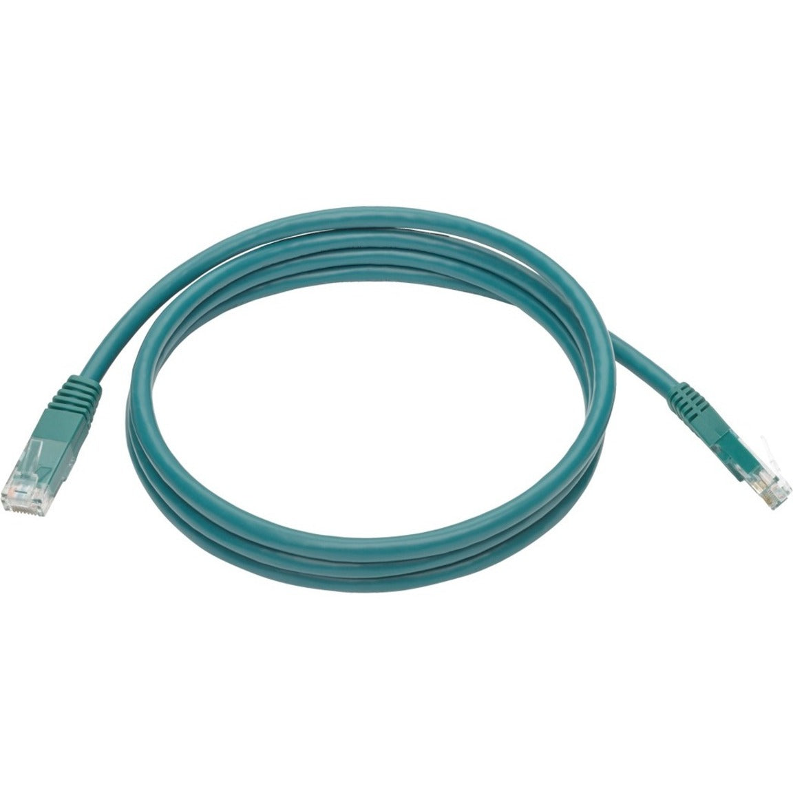 Tripp Lite Cat6 Gigabit Molded (UTP) Ethernet Cable (RJ45 M/M) PoE Green 5 ft. (1.52 m)