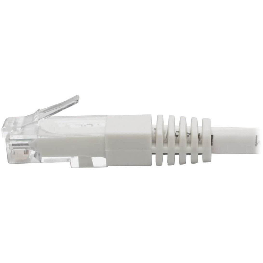 Tripp Lite Cat6 Gigabit Molded (UTP) Ethernet Cable (RJ45 M/M) PoE White 10 ft. (3.05 m)