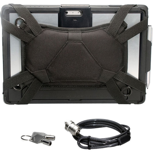 CTA Digital Security Carry Case w/ Kickstand Theft Cable for Surface Pro 4