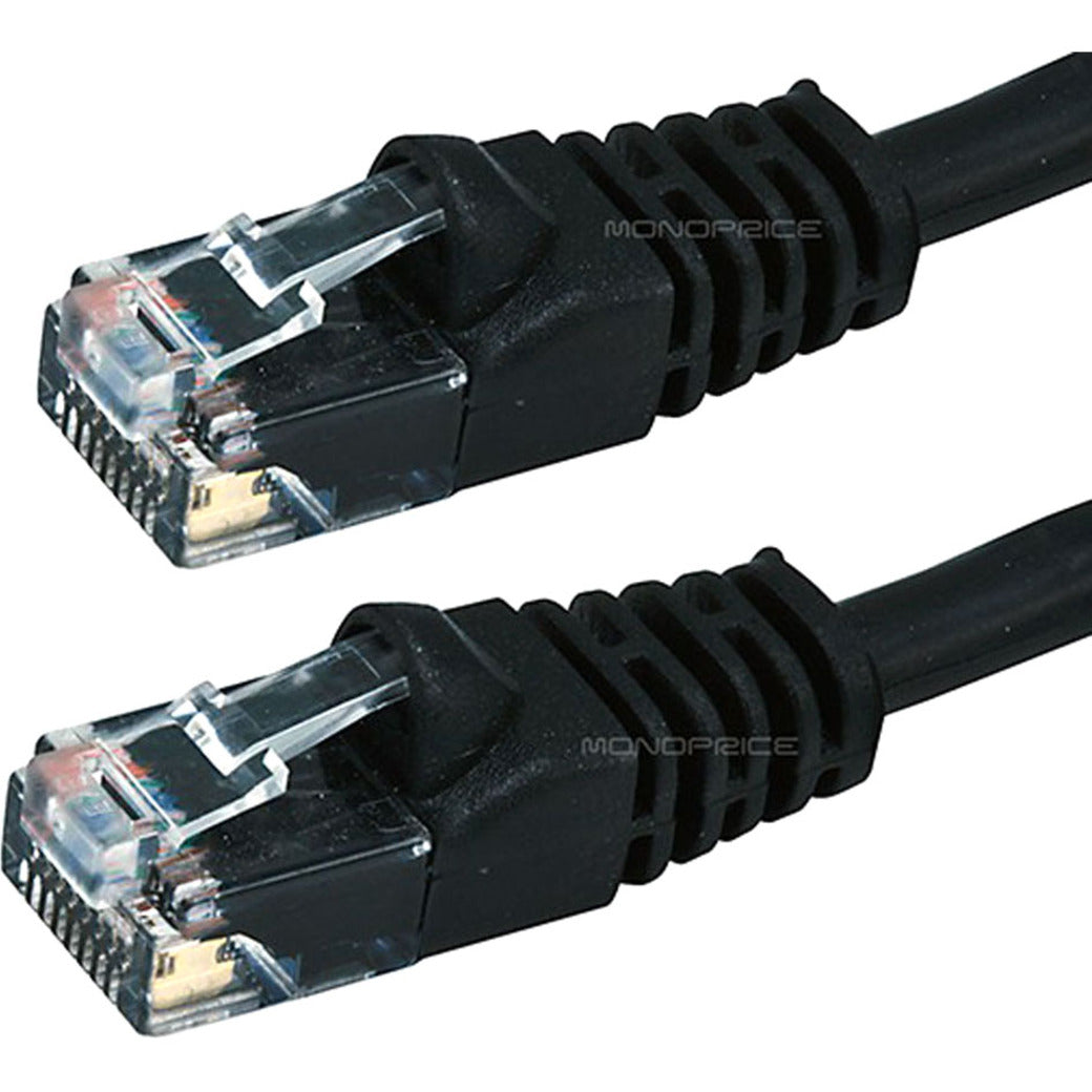 Monoprice Cat5e 24AWG UTP Ethernet Network Patch Cable 25ft Black