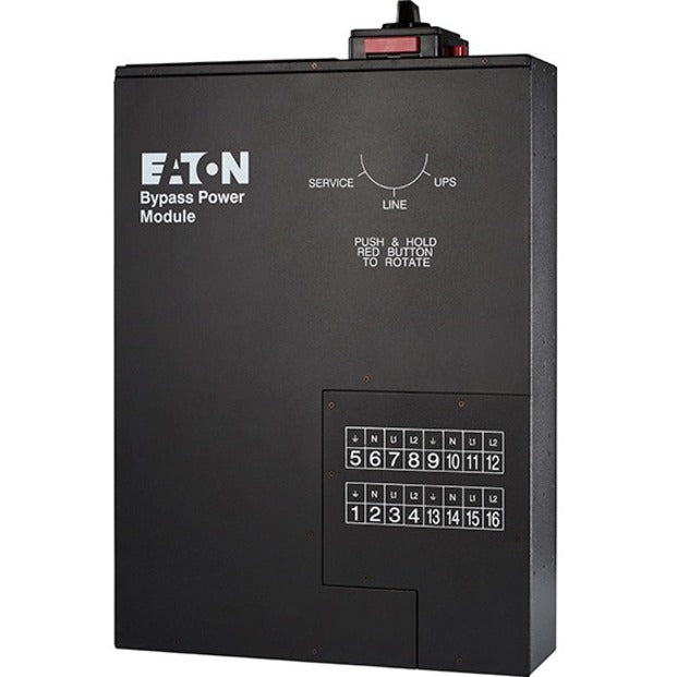 Eaton BPM Bypass Power Module Wall-mount or rackmount 3U Black Yes Split-phase (L1 L2 N G) 9PXM 9170+ 9155 9PXSP 8-10K 1 HW (50-125A) (3) L6-20R (3) L14-30R