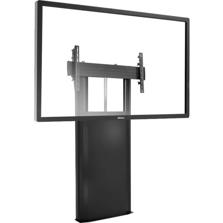 Chief Extra-Large Height-Adjustable Floor Support Mount - For Displays 55-100" - Black