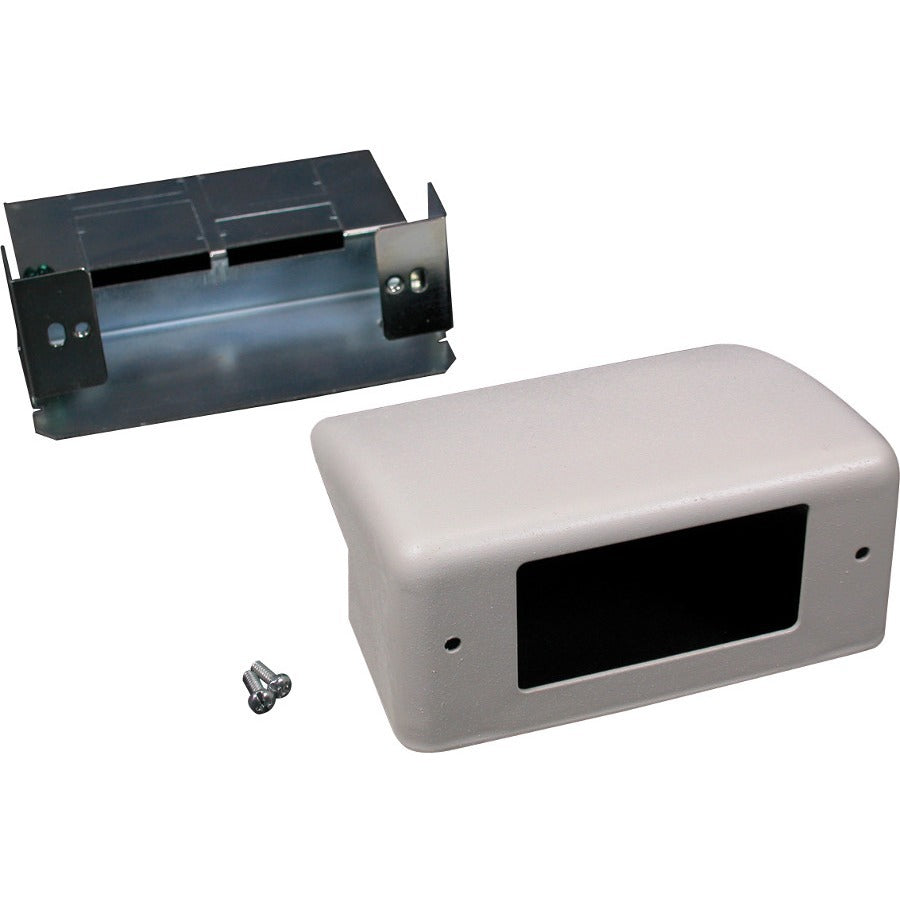 Wiremold 24DWNR-FW Mounting Bracket for Receptacle Cable Raceway - Fog White