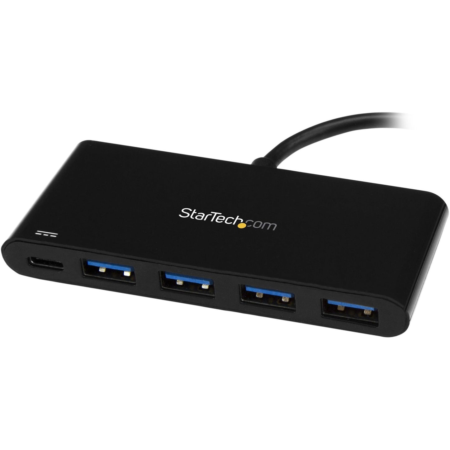 StarTech.com 4 Port USB C Hub with 4x USB Type-A (USB 3.0 SuperSpeed 5Gbps) - 60W Power Delivery Passthrough - Portable C to A Adapter Hub