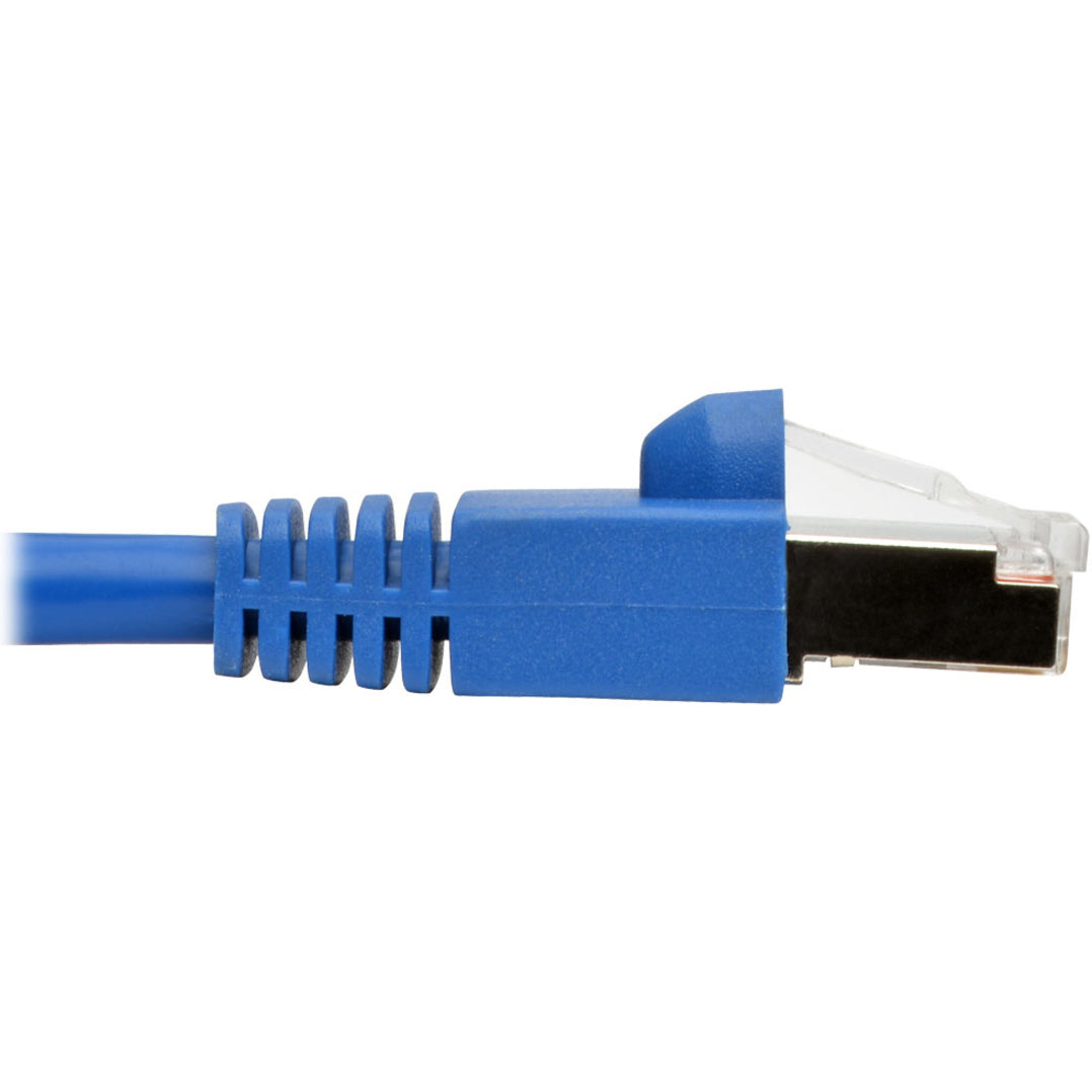 Tripp Lite Cat6a 10G Snagless Shielded STP Ethernet Cable (RJ45 M/M) PoE Blue 20 ft. (6.09 m)