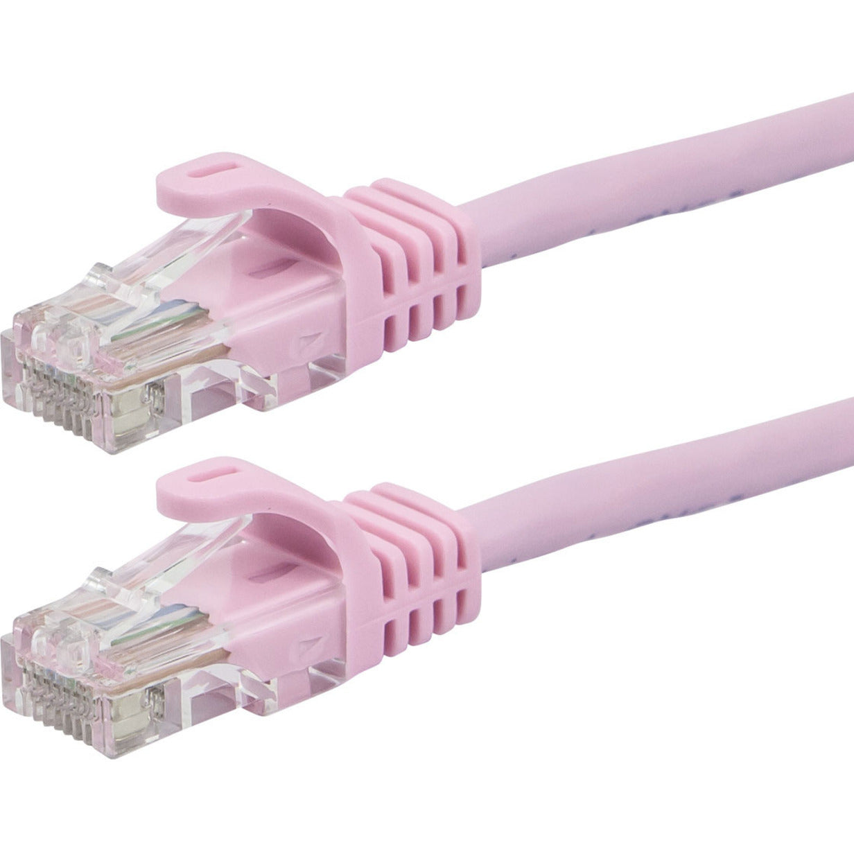 Monoprice FLEXboot Series Cat5e 24AWG UTP Ethernet Network Patch Cable 100ft Pink