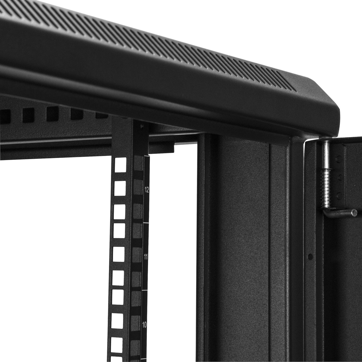 StarTech.com 12U 19" Server Rack Cabinet 4 Post Adjustable Depth 2-30" w/Casters/Cable Management/1U Shelf Locking Doors and Side Panels