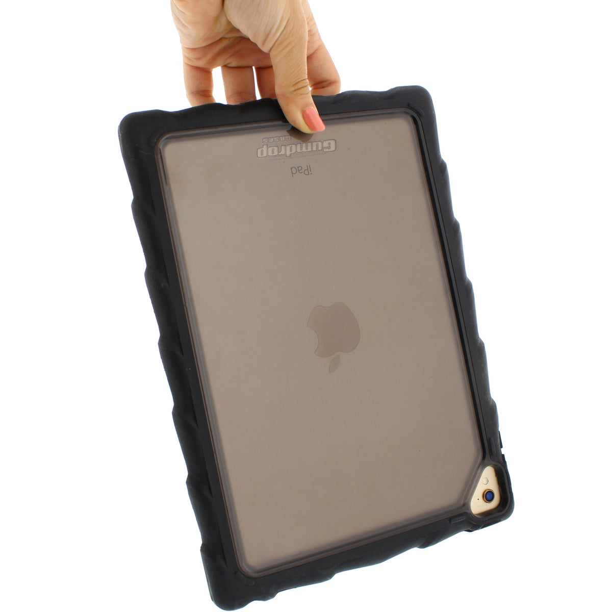 Gumdrop Drop Tech Case for iPad (2017) - Black Smoke Transparent