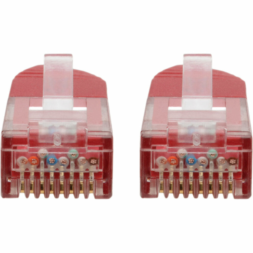 Tripp Lite Cat6 Gigabit Molded (UTP) Ethernet Cable (RJ45 M/M) PoE Red 3 ft. (0.91 m)