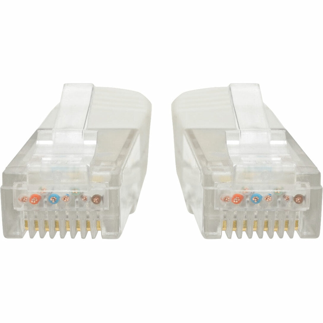 Tripp Lite Cat6 Gigabit Molded (UTP) Ethernet Cable (RJ45 M/M) PoE White 20 ft. (6.09 m)
