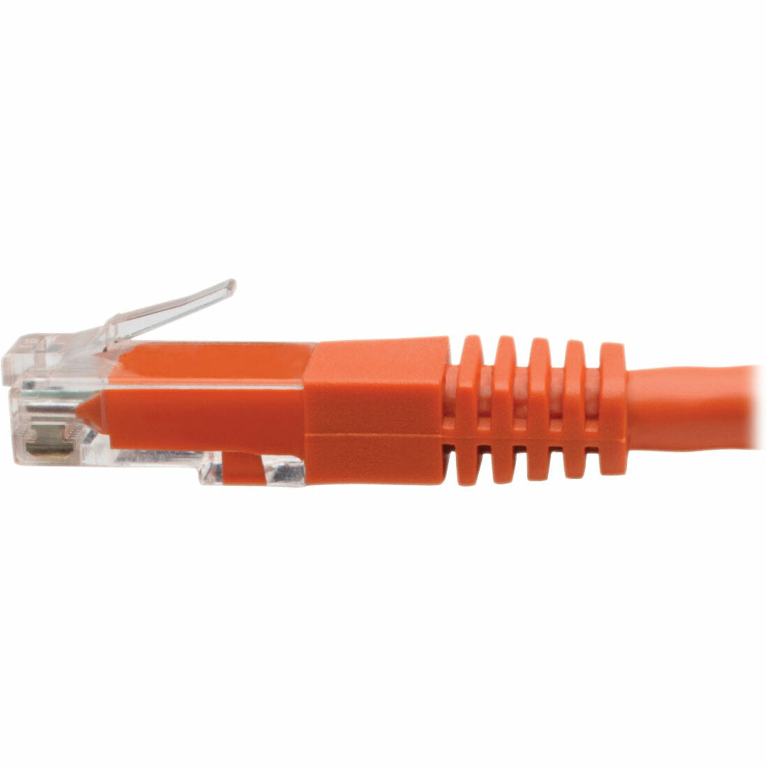 Tripp Lite Cat6 Gigabit Molded (UTP) Ethernet Cable (RJ45 M/M) PoE Orange 25 ft. (7.62 m)