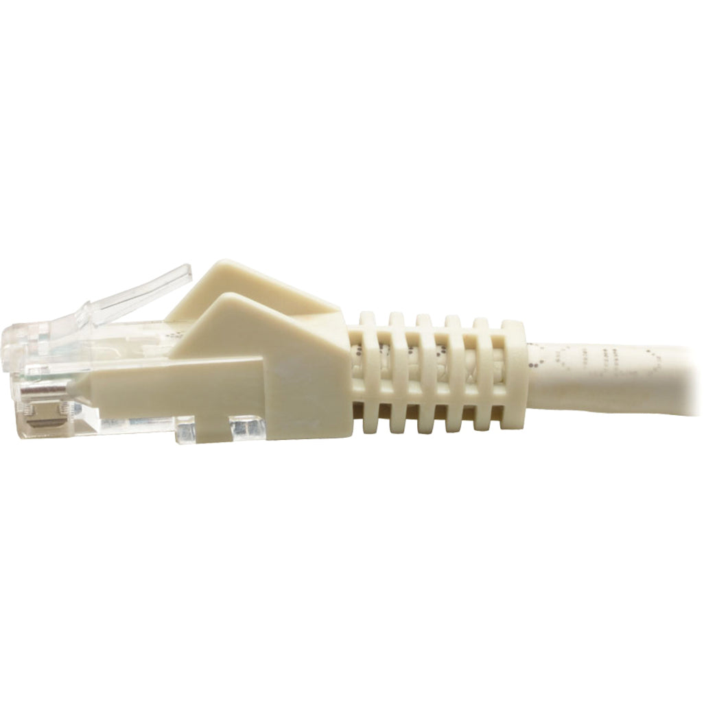 Tripp Lite Cat6 Gigabit Snagless Molded (UTP) Ethernet Cable (RJ45 M/M) PoE White 4 ft. (1.22 m)
