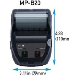 Seiko MP-B20 2" Mobile Printer - USB - Bluetooth