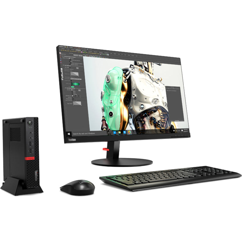 Lenovo ThinkStation P320 30C20016US Workstation - 1 x Intel Core i7 Quad-core (4 Core) i7-6700T 6th Gen 2.80 GHz - 8 GB DDR4 SDRAM RAM - 256 GB SSD - Tiny - Raven Black
