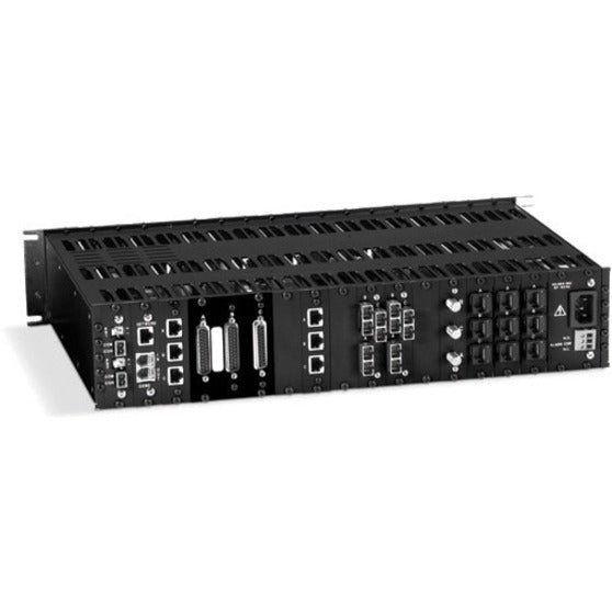 Black Box Pro Switching Gang Switch Chassis - 2U 18-Card
