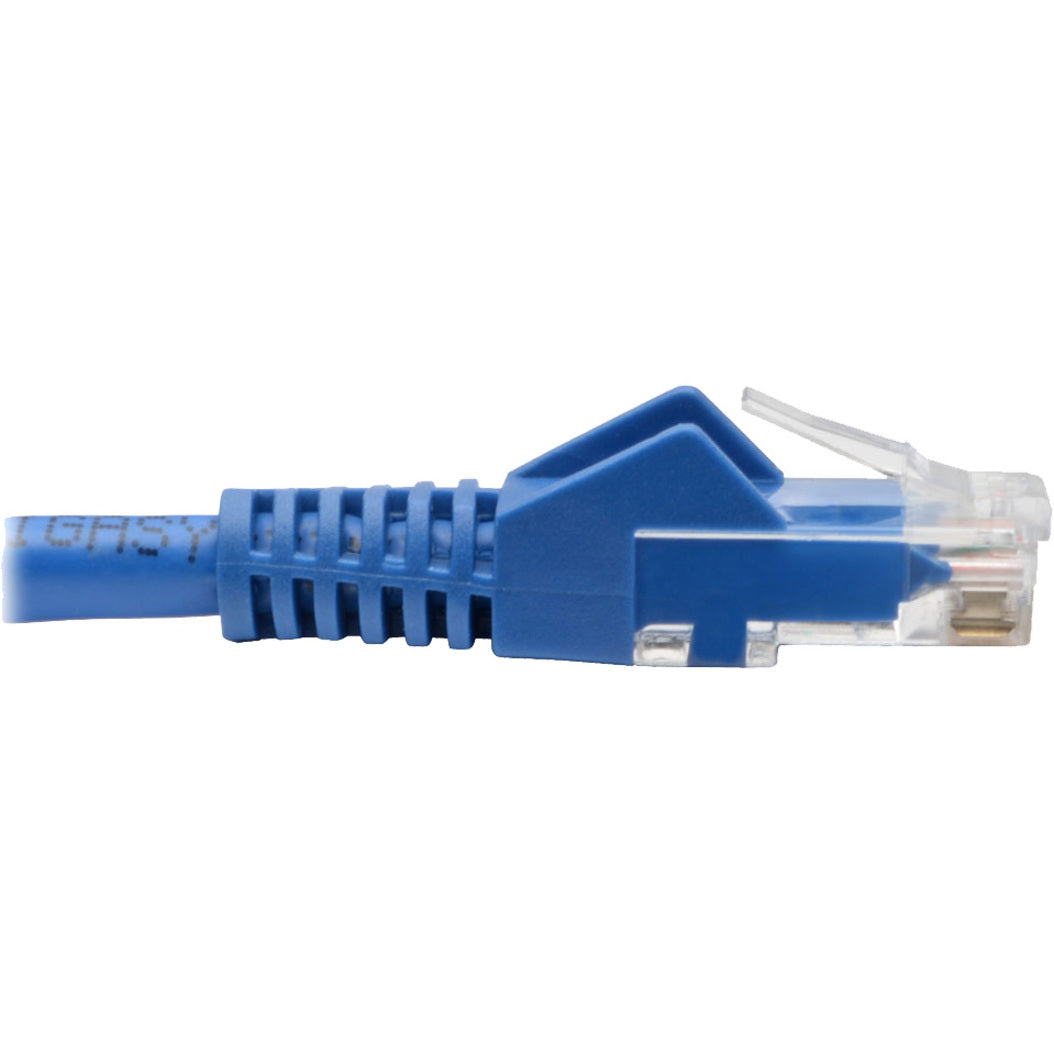 Tripp Lite Cat6 Gigabit Snagless Molded (UTP) Ethernet Cable (RJ45 M/M) PoE Blue 6-in. (15.24 cm)