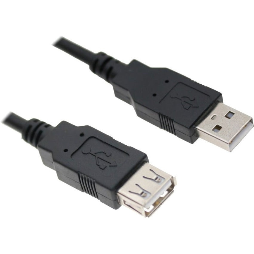 10 ft Black USB 2.0 Extension Cable A to A - M/F