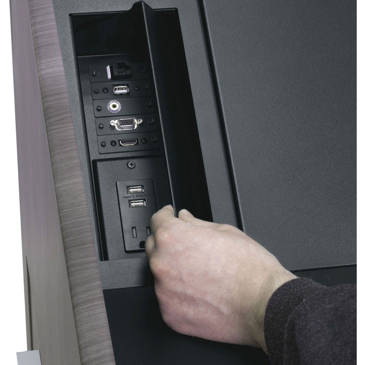 Middle Atlantic L5 Series 12RU Lectern - Flat Frame Lectern - 1.5 Bays