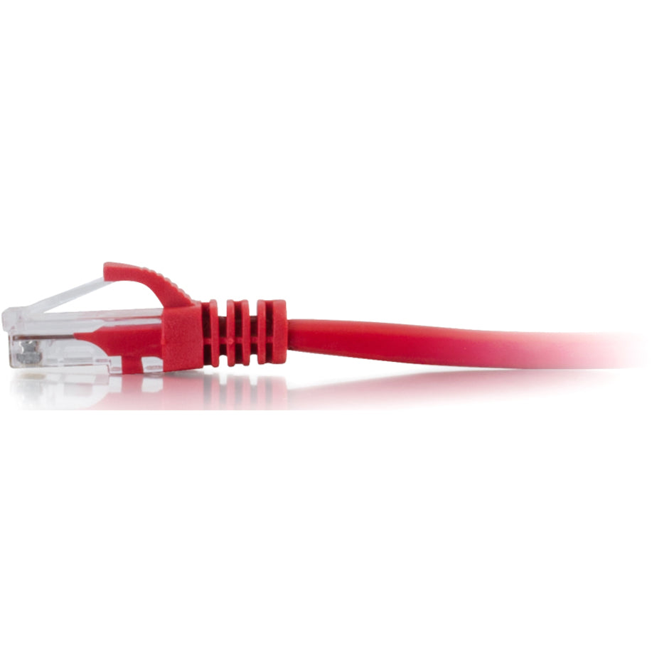 C2G 1ft Cat6 Ethernet Cable - Snagless Unshielded (UTP) - Red