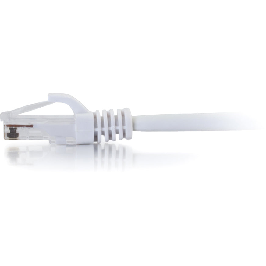 C2G-100ft Cat6 Snagless Unshielded (UTP) Network Patch Cable - White