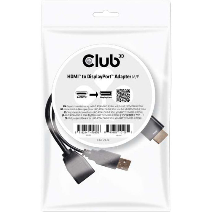 Club 3D HDMI to DisplayPort Adapter