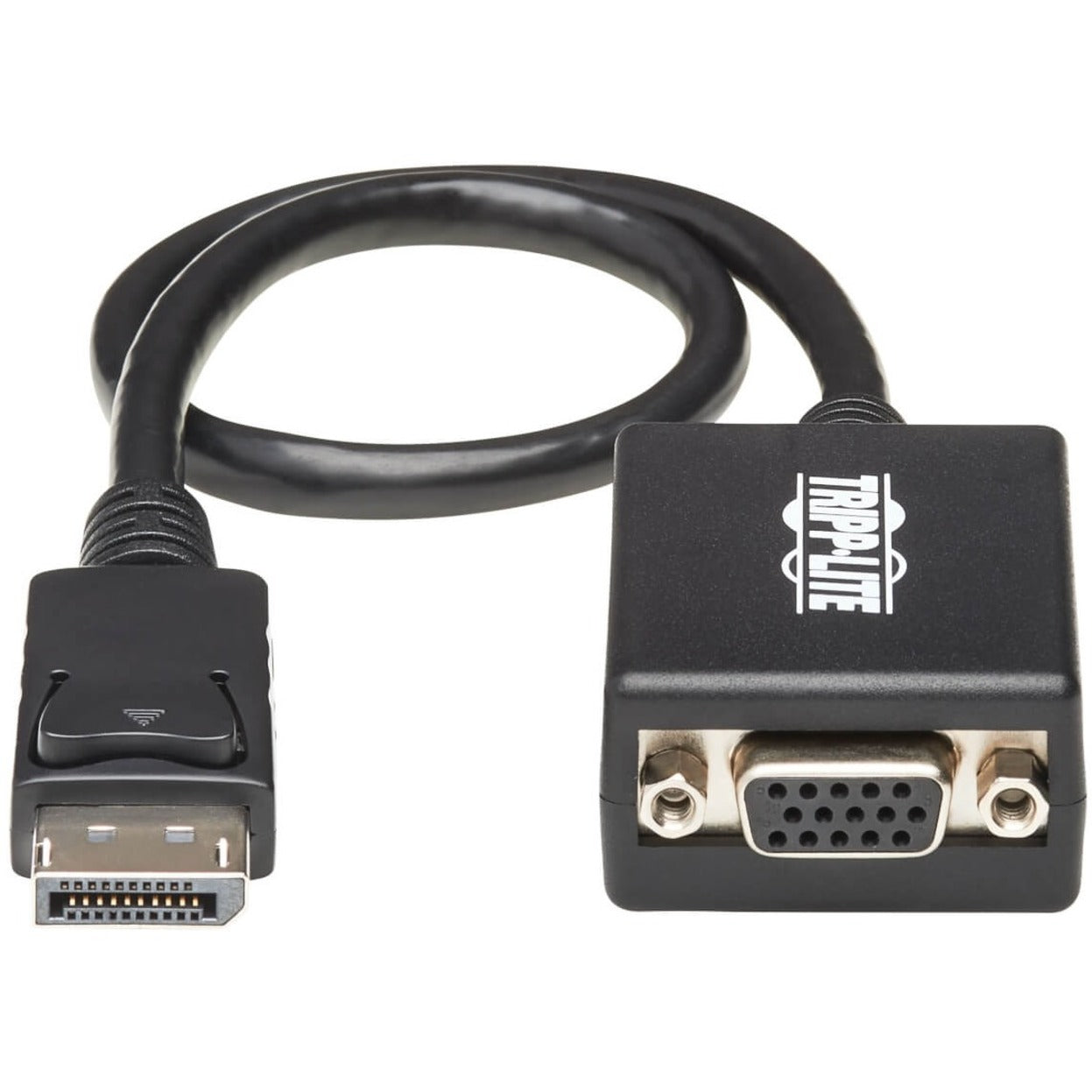 Tripp Lite DisplayPort to VGA Active Adapter Video Converter Black (M/F) 1 ft. (0.31 m)