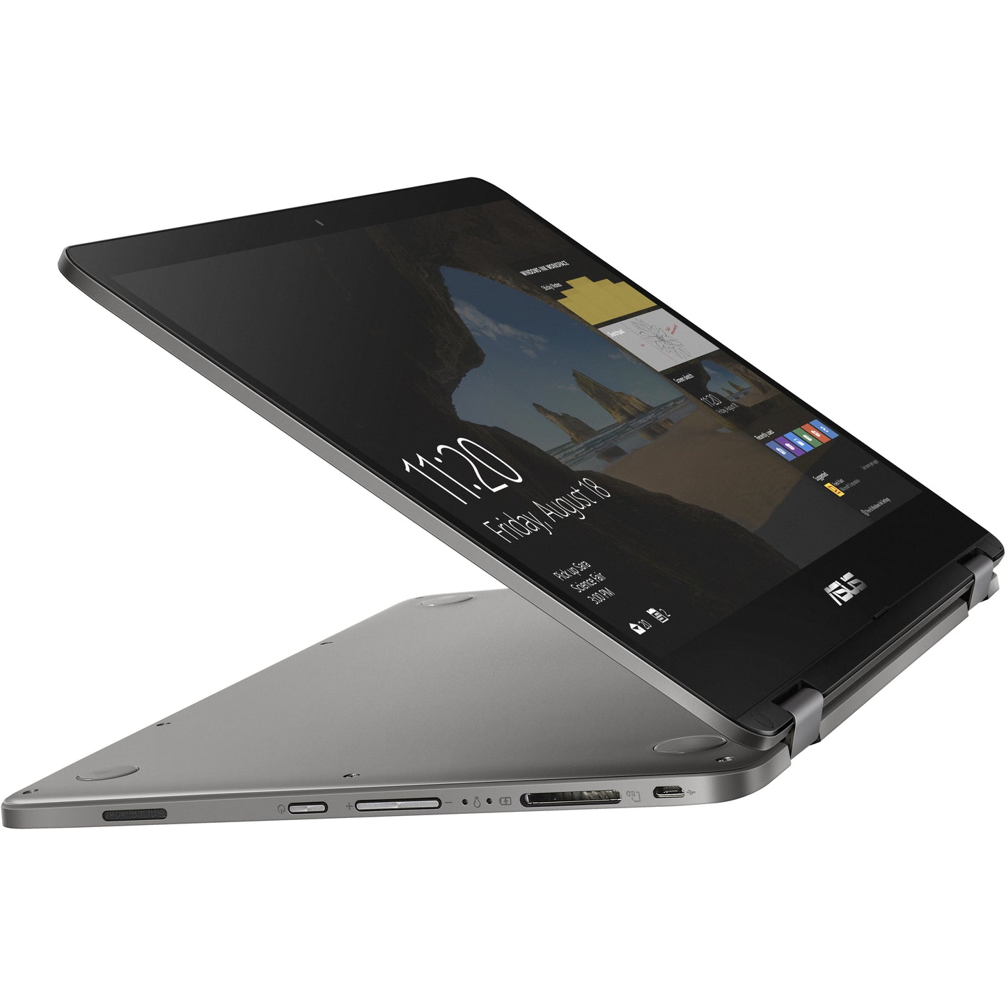 Asus VivoBook Flip 14 TP401 TP401CA-DHM4T 14" Touchscreen Convertible Notebook - 1920 x 1080 - Intel Core M 7th Gen m3-7Y30 Dual-core (2 Core) 1 GHz - 4 GB Total RAM - 64 GB Flash Memory