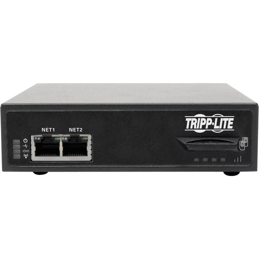 Tripp Lite 8-Port Console Server with 4G LTE Cellular Gateway Dual GB NIC 4Gb Flash and Dual SIM
