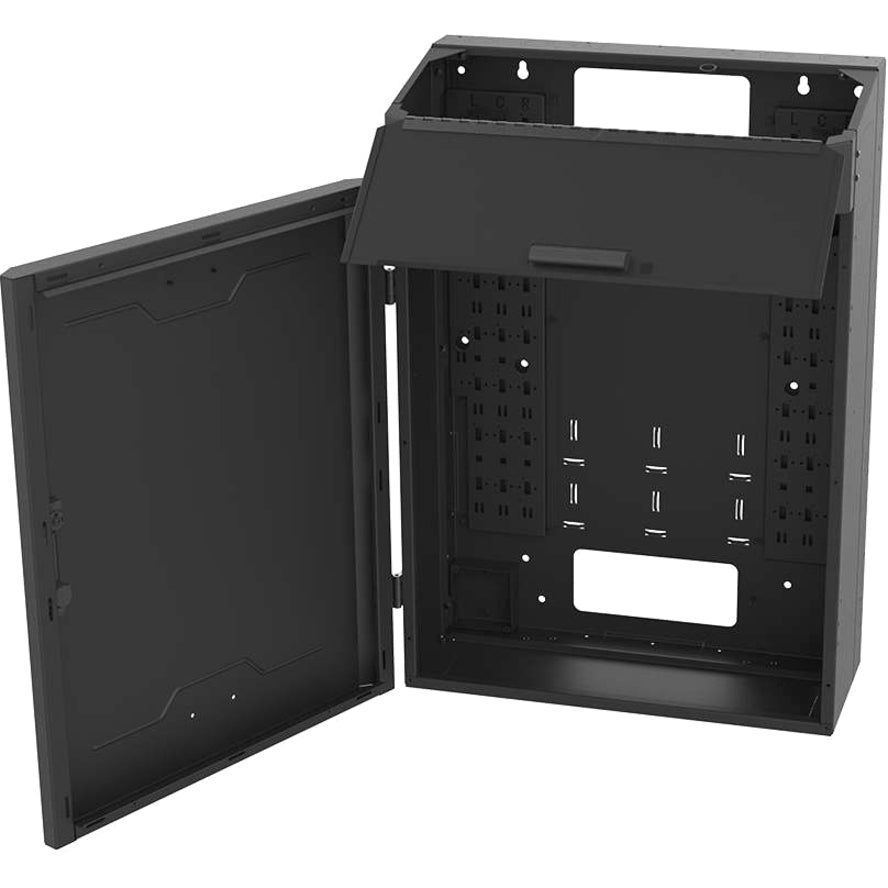 C2G 8RU Vertical Wall-Mount Cabinet with Split Door - 36in Height TAA