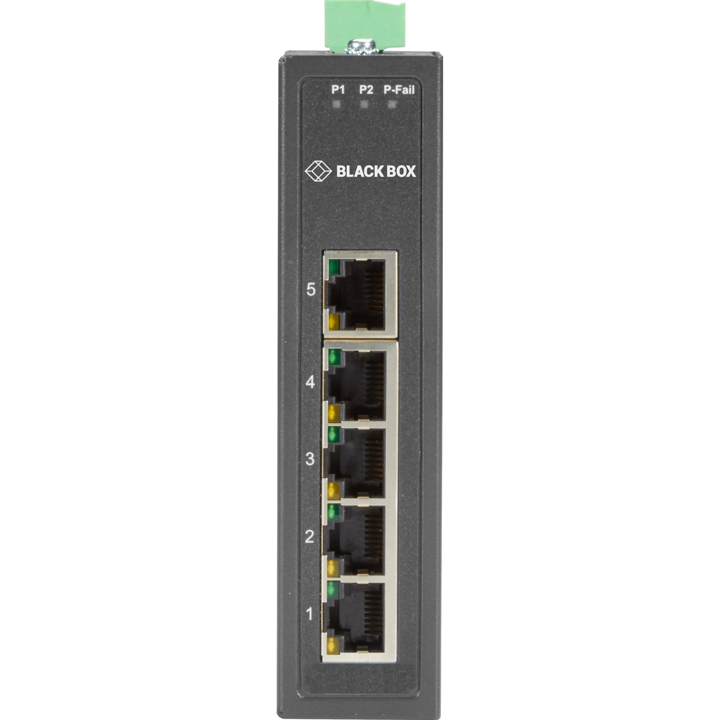 Black Box Industrial 10/100-Mbps Ethernet Switch - Unmanaged Extreme Temperature 5-Port