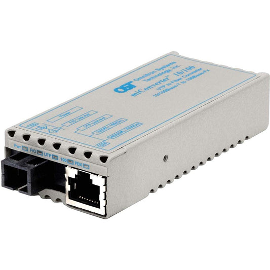 miConverter 10/100 Ethernet Single-Fiber Media Converter RJ45 SC Single-Mode BiDi 40km