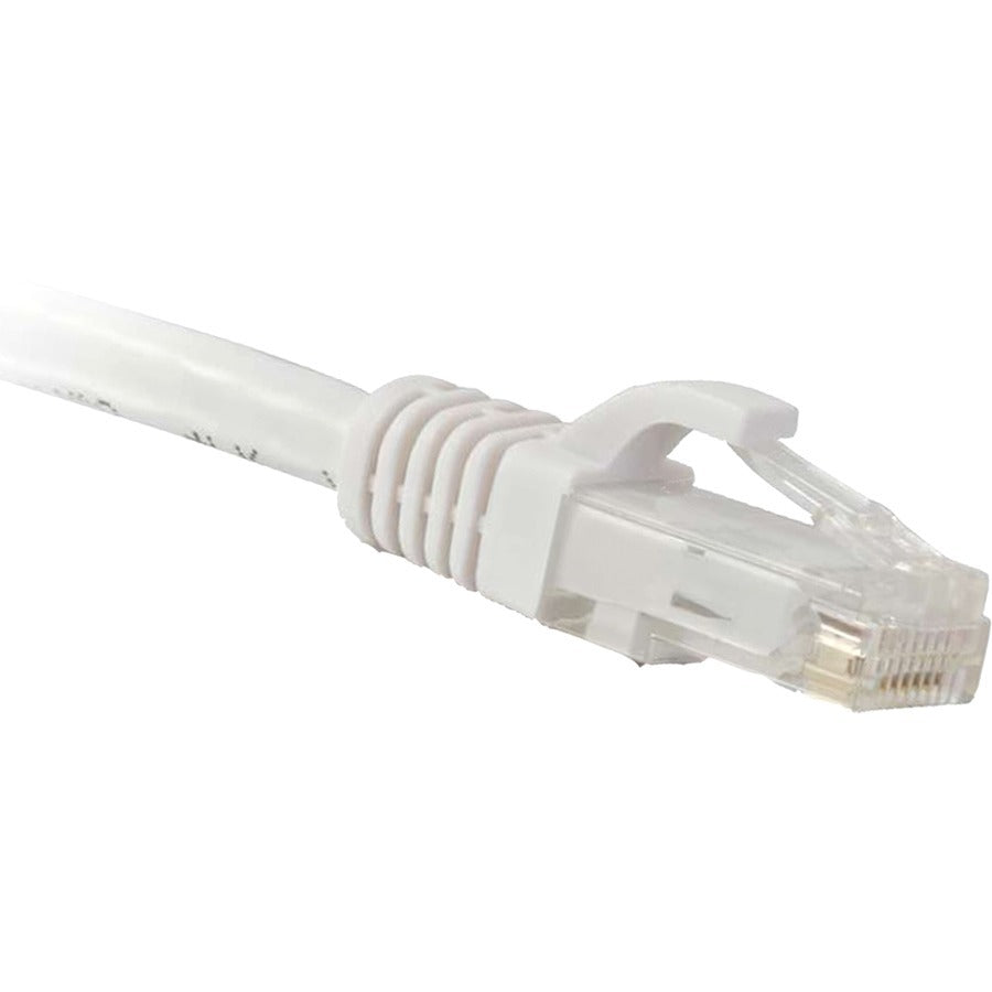 9FT CAT6 WHITE SNAGLESS BOOT